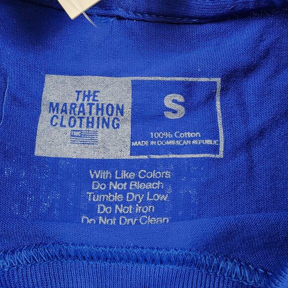 The Marathon Clothing Shirt Mens Small Blue Crenshaw Graphic Tee TMC T-Shirt - Picture 3 of 11